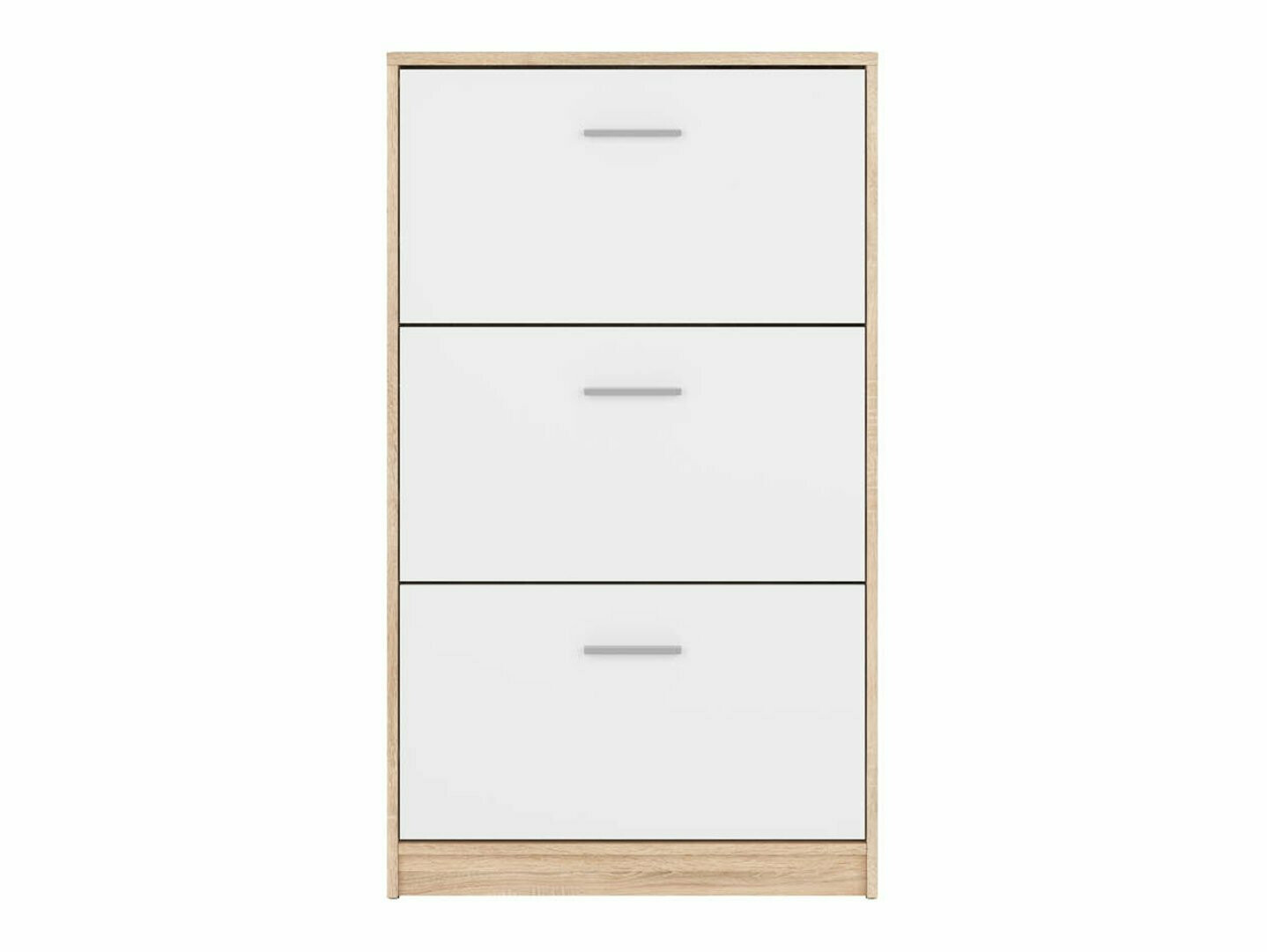 Shoe cabinet Novsore 113 (White + Sonoma oak)