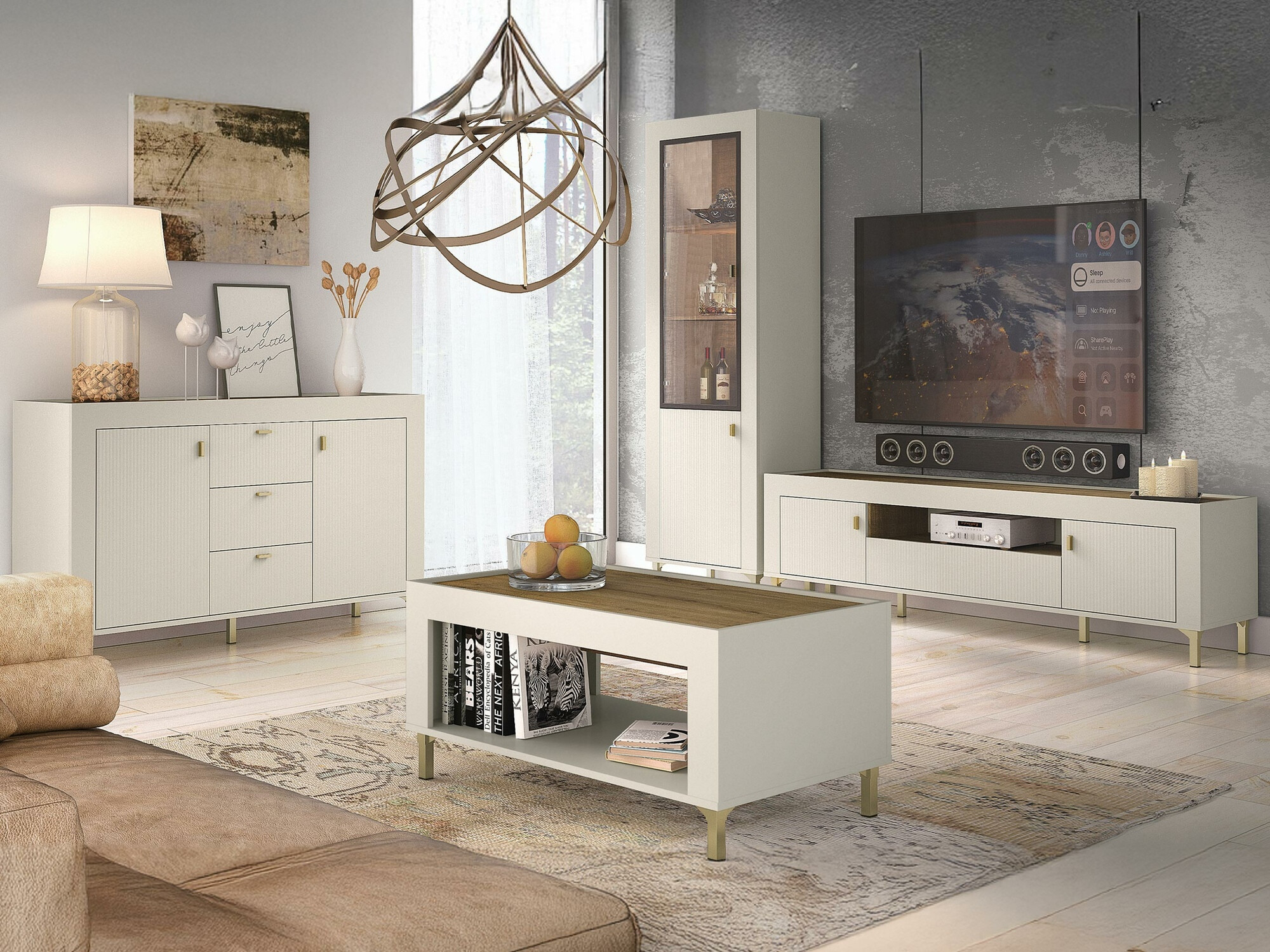 Living room set Mormavu 114 (Cashmere)