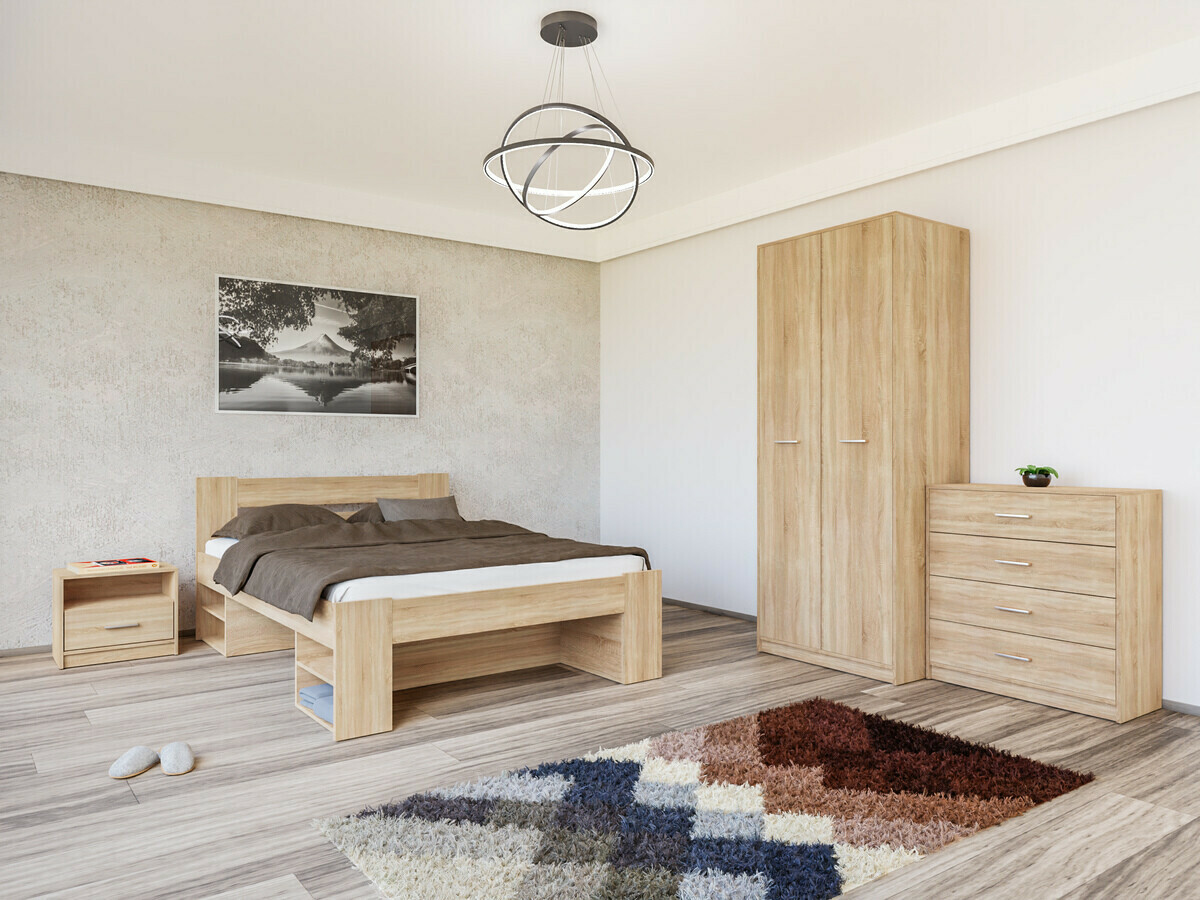 Wardrobe Novsore 120 (Sonoma oak)