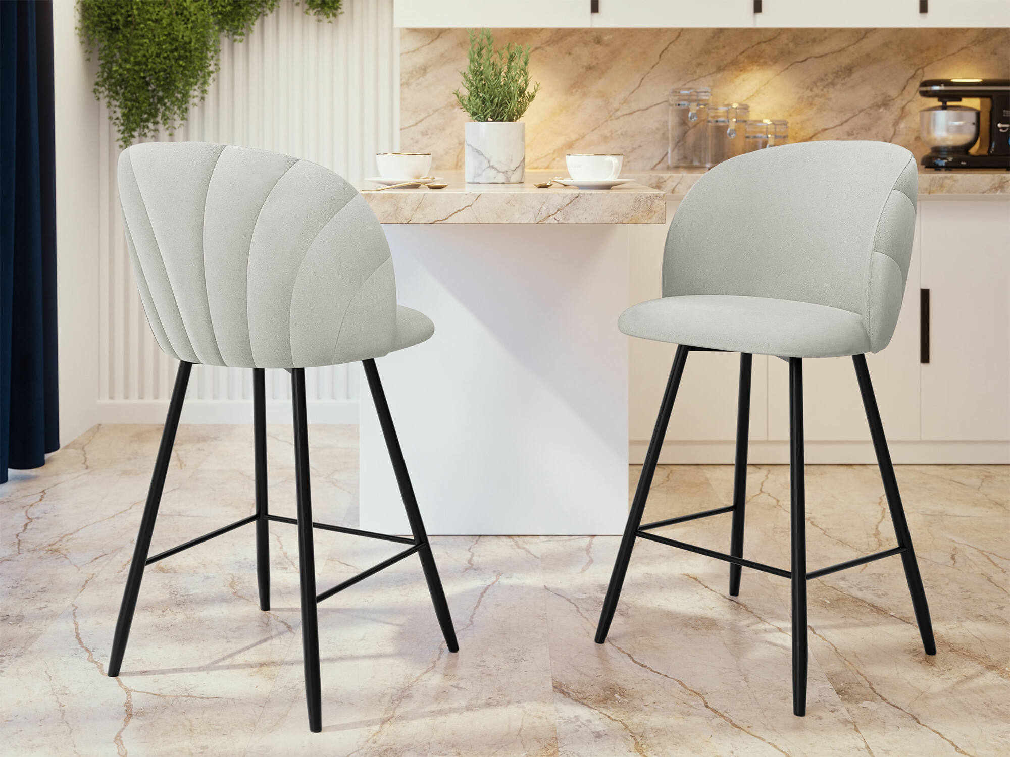 Bar stool Sparks 204 (Royal Velvet 01)
