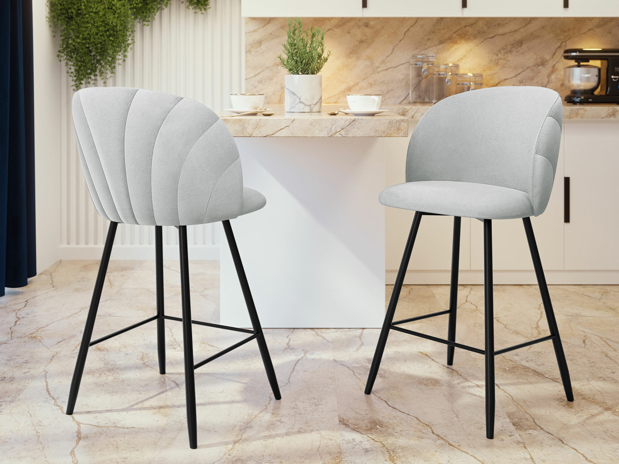 Bar stool Sparks 204 (Royal Velvet 17)