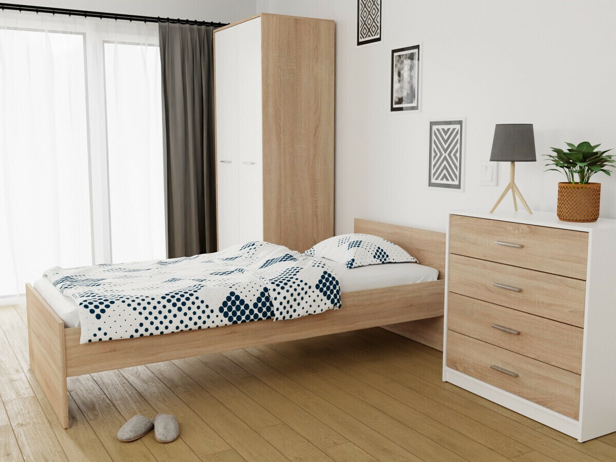 Bed Novsore 126 (Sonoma oak)