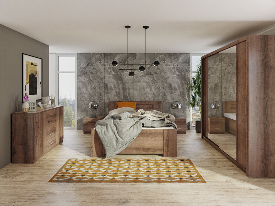 Bedroom set Catromi 114 (Monastery oak)