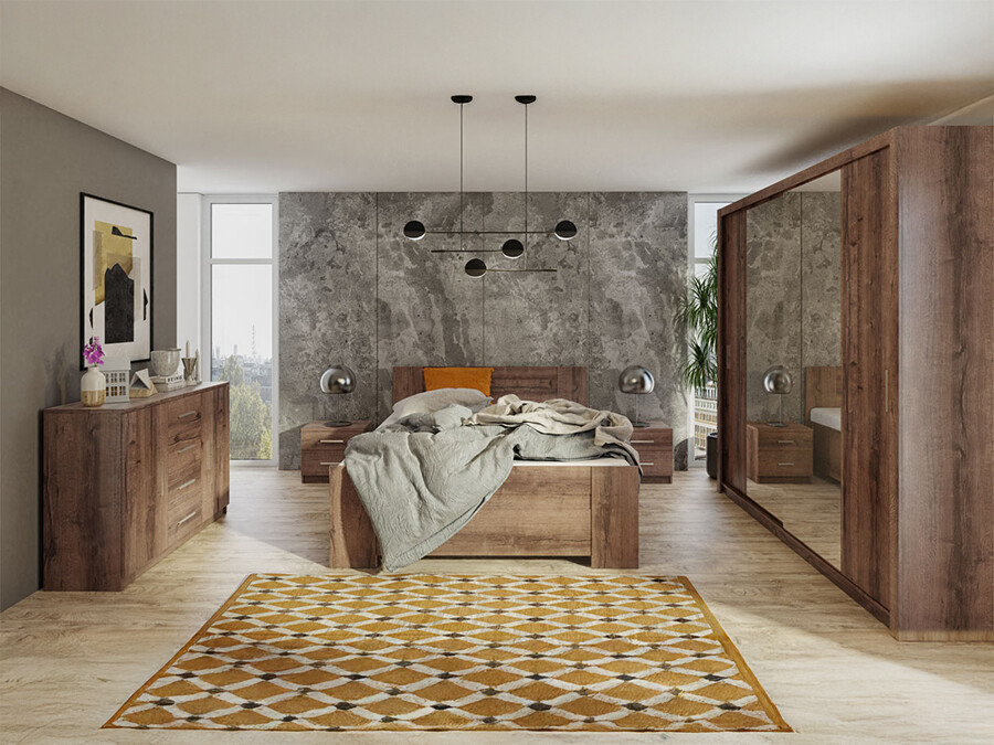 Bedroom set Catromi 115 (Monastery oak)