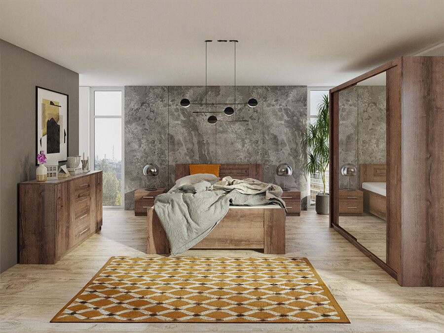 Bedroom set Catromi 121 (Monastery oak)