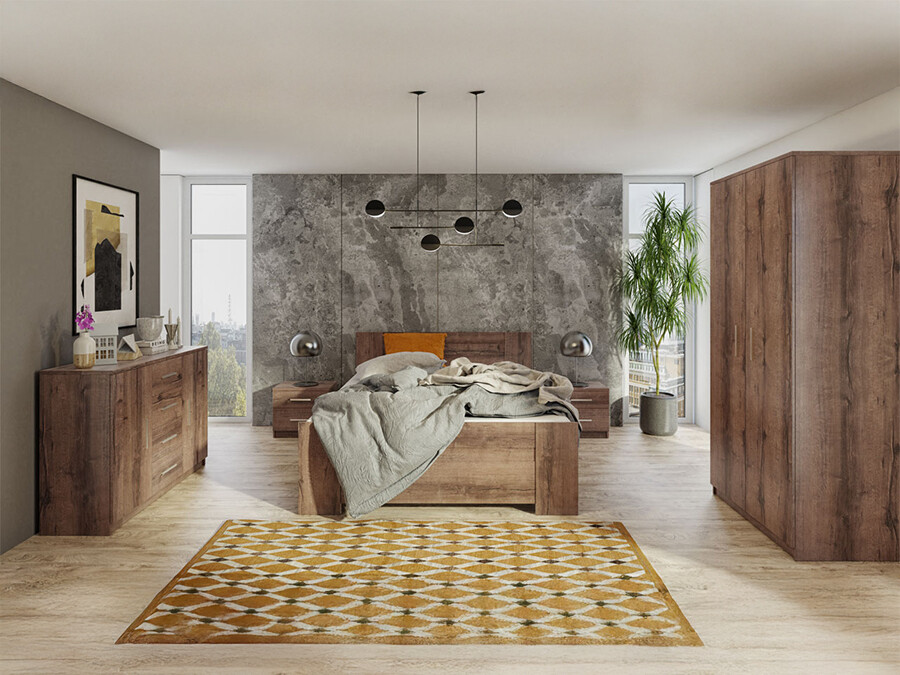 Bedroom set Catromi 122 (Monastery oak)