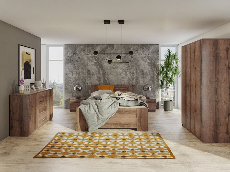 Bedroom set Catromi 123 (Monastery oak)