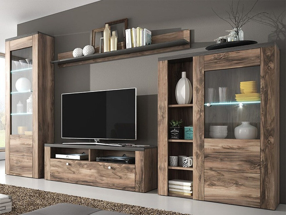 Bookcase Salelbo 102 (Nut)