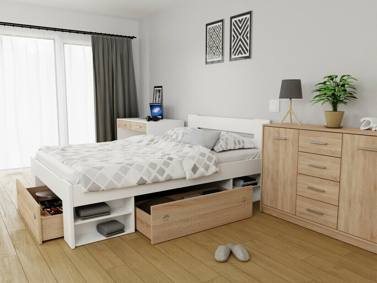 Storage Novsore 131 (Sonoma oak) (3 pcs.)
