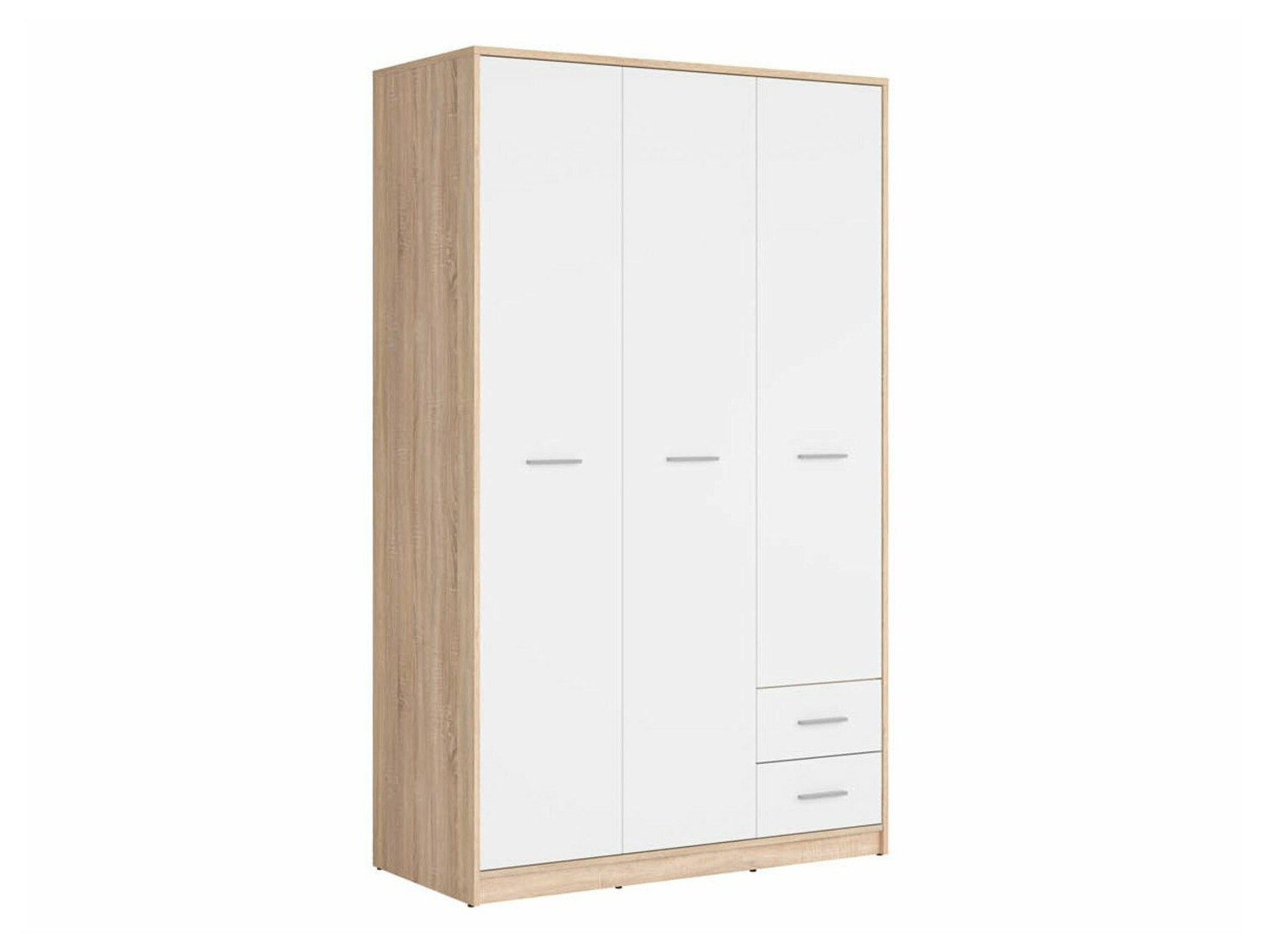Wardrobe Novsore 134 (Sonoma oak + White)