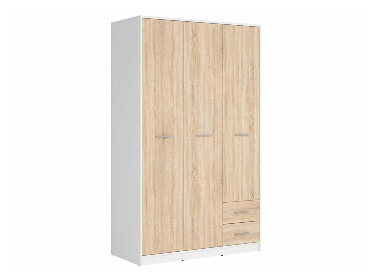 Wardrobe Novsore 134 (White + Sonoma oak)