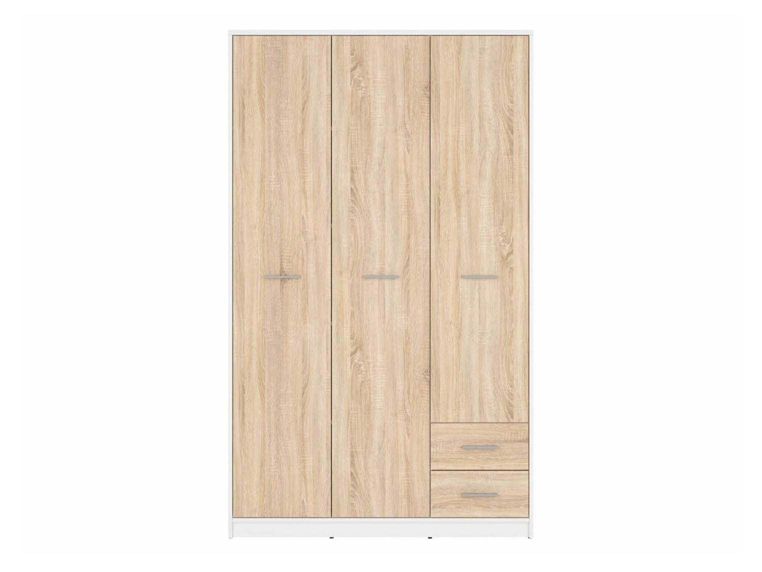 Wardrobe Novsore 134 (White + Sonoma oak)