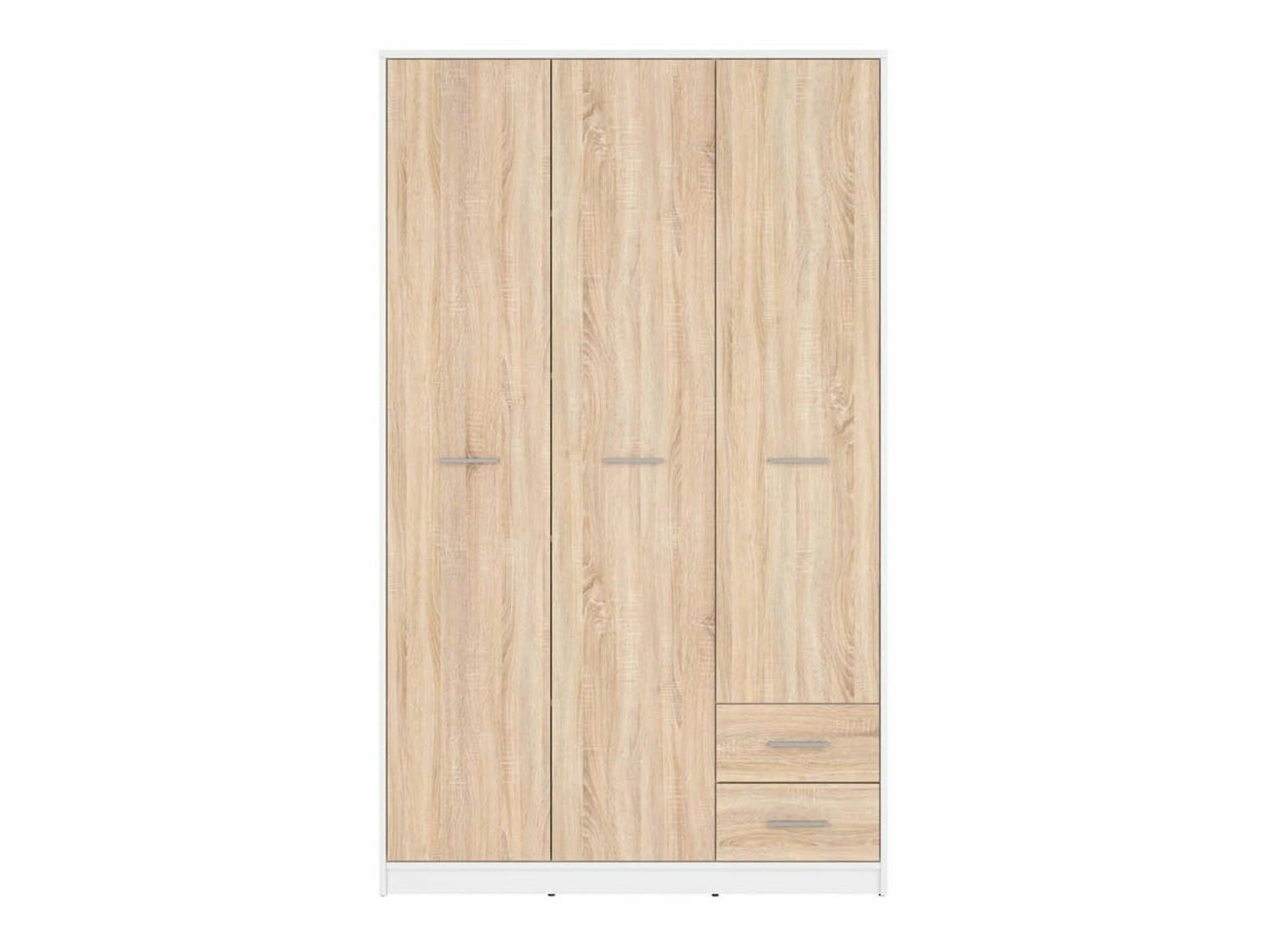 Wardrobe Novsore 134 (White + Sonoma oak)