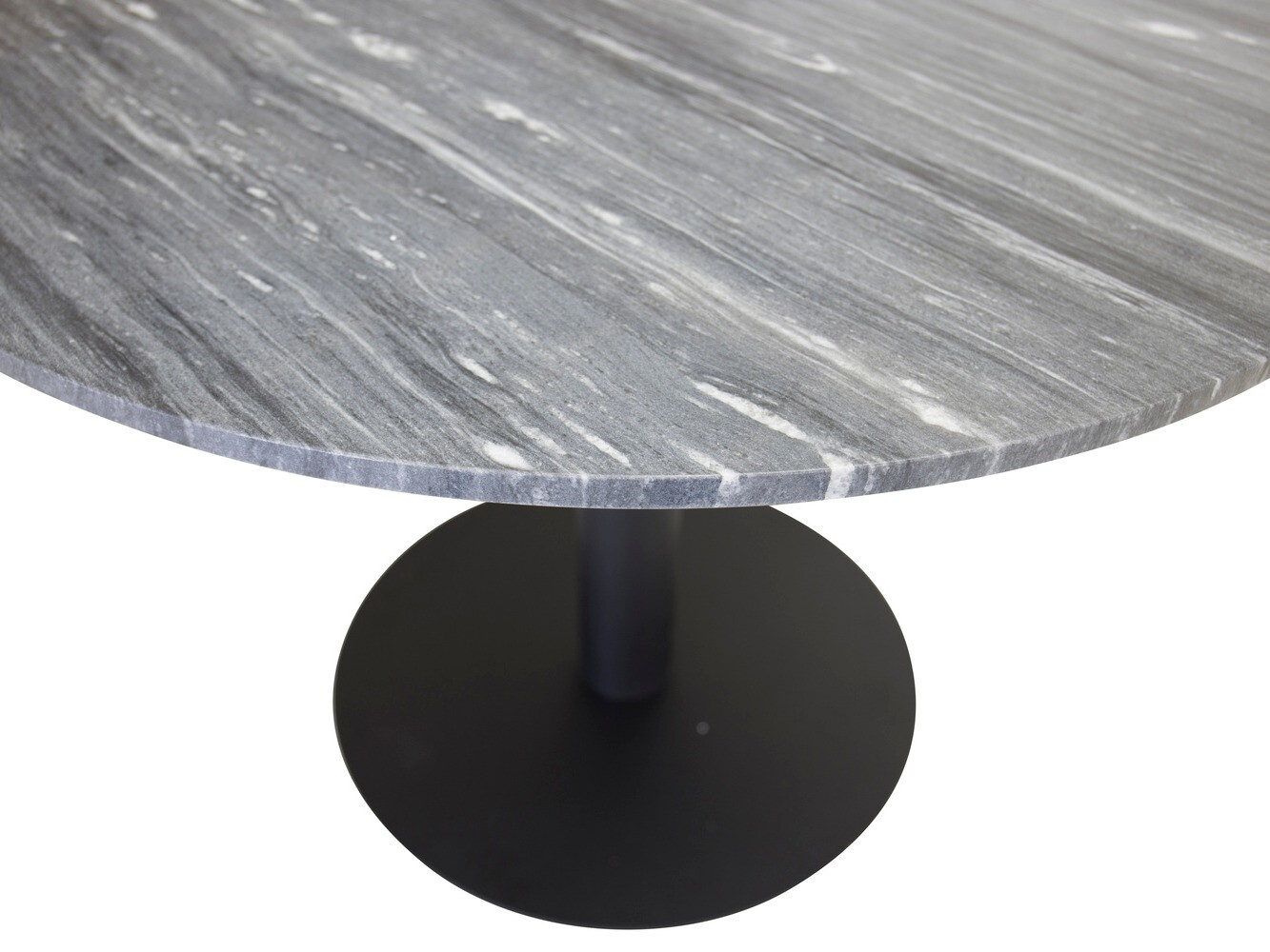 Table Dallas 175 (Black marble + Black)