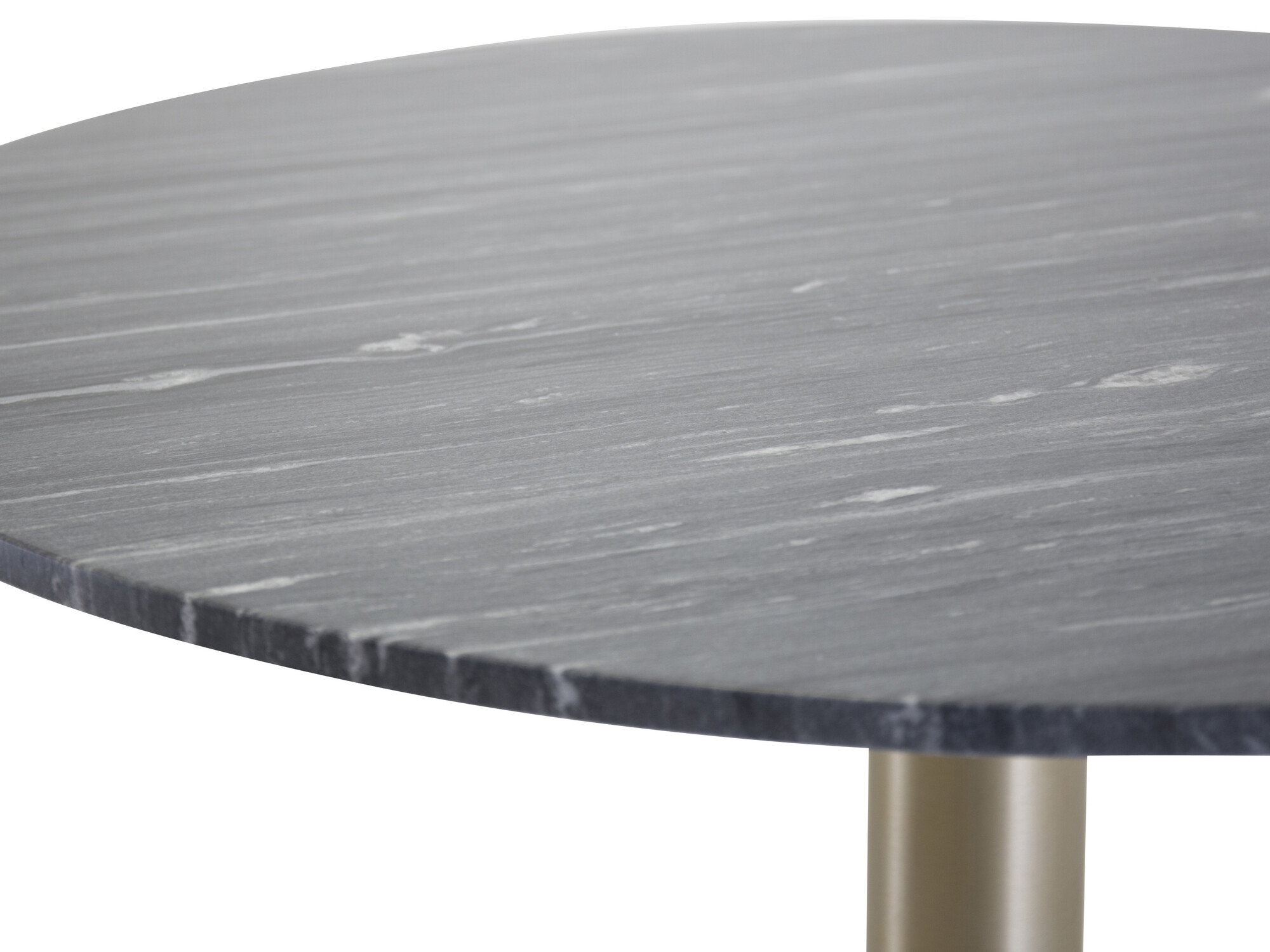 Table Dallas 175 (Black marble + Brass)