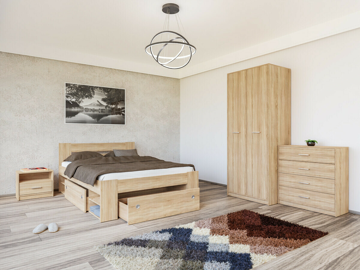 Bedroom set Novsore 147 (Sonoma oak)