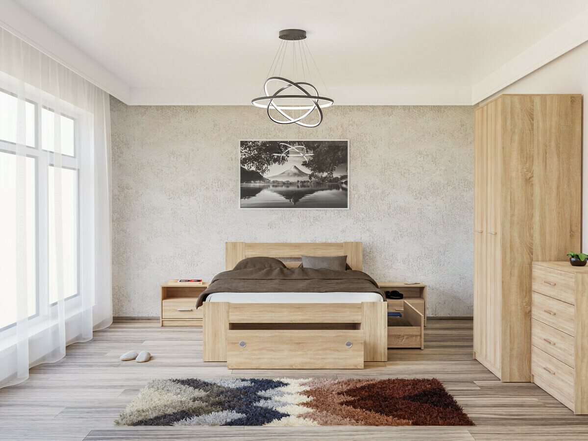 Bedroom set Novsore 147 (Sonoma oak)