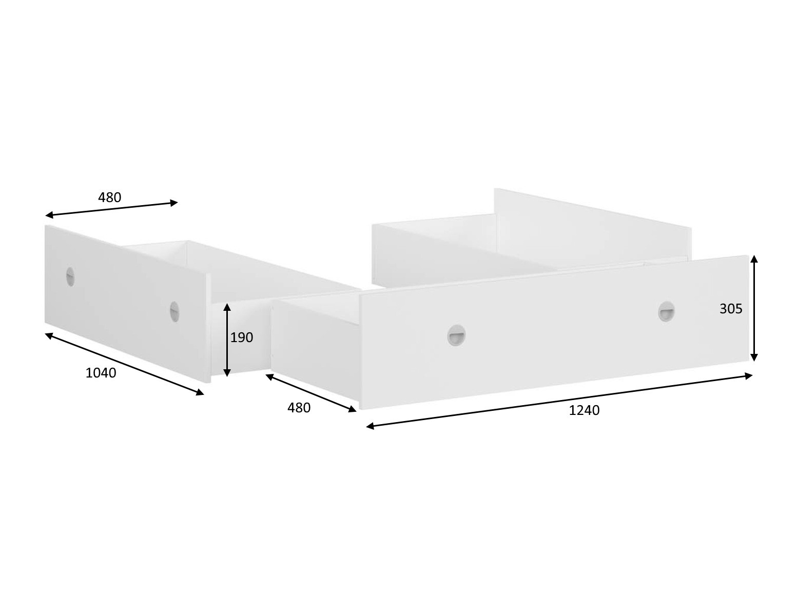 Storage Novsore 131 (Sonoma oak) (3 pcs.)