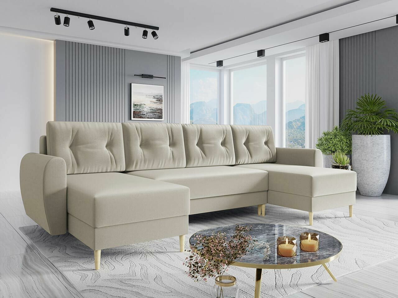 Corner sofa Memphis 110 (Itaka 16)