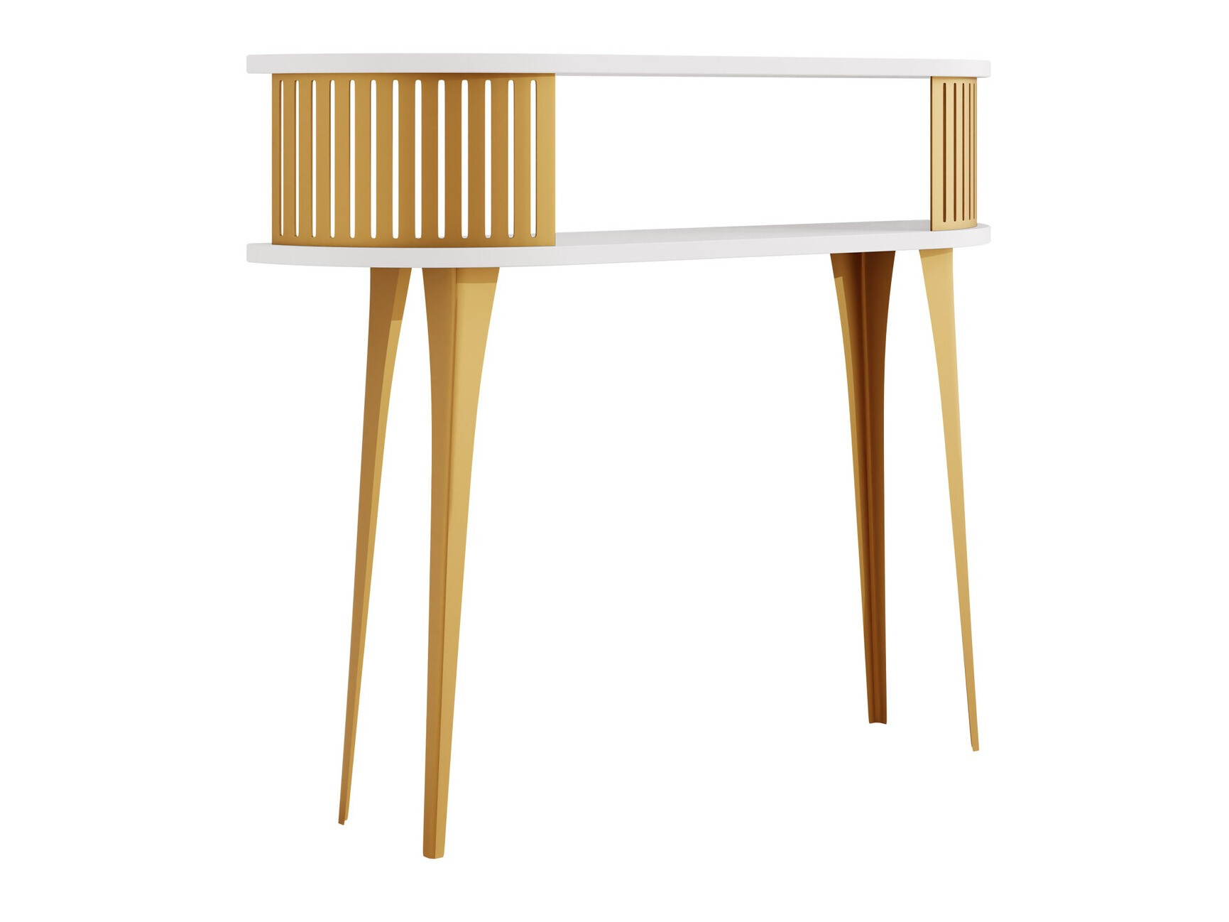 Console table Vitum I (Golden + White)