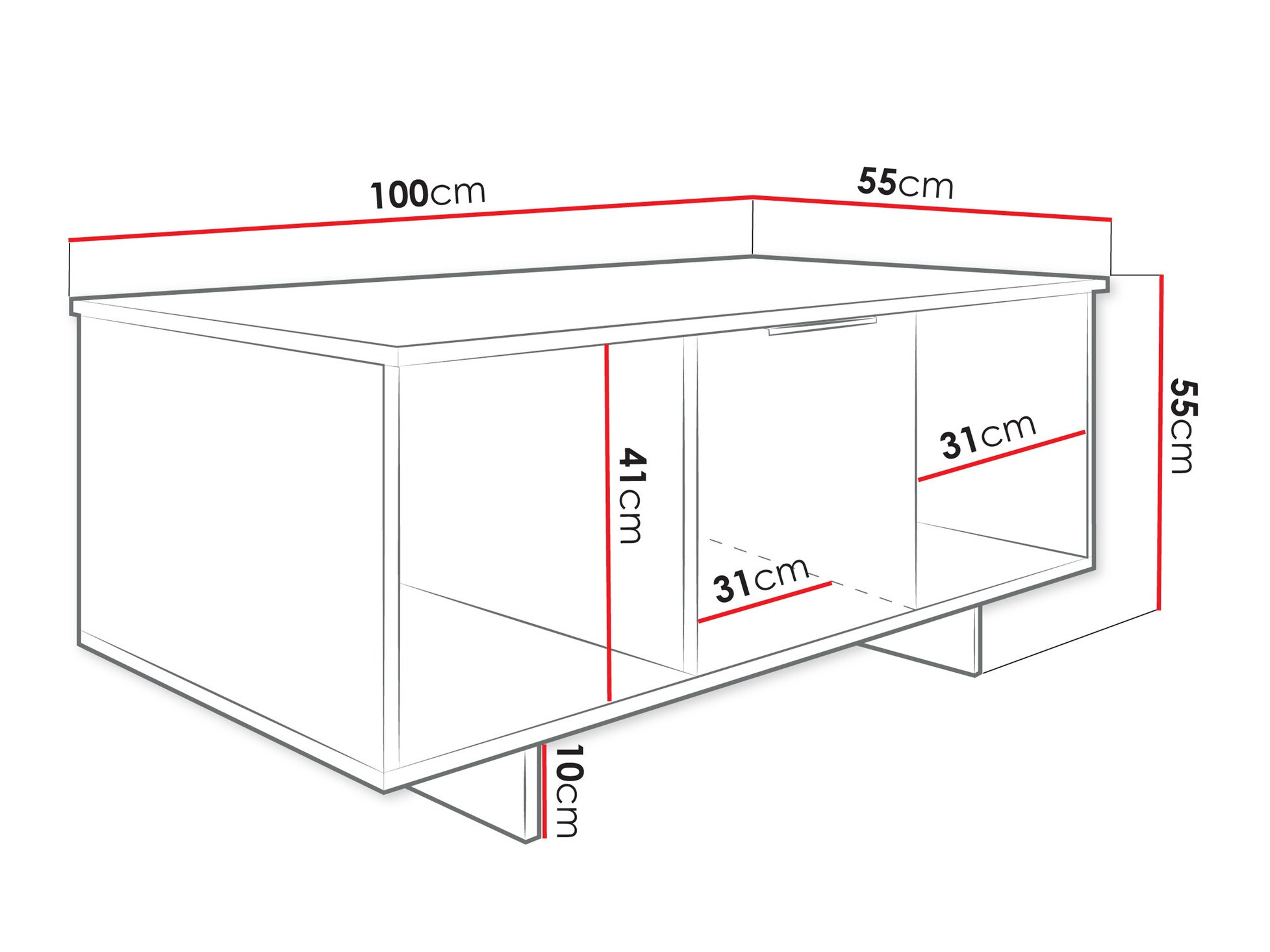 Coffee table Flotei 104