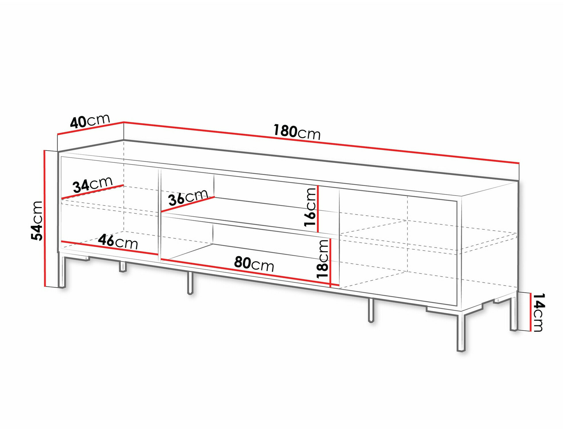 TV stand Fabula