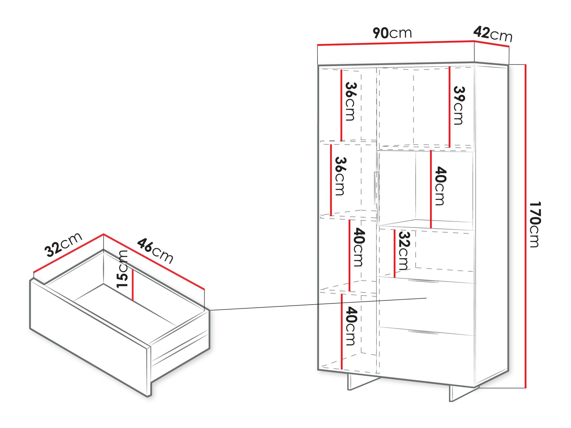 Bookcase Flotei 108