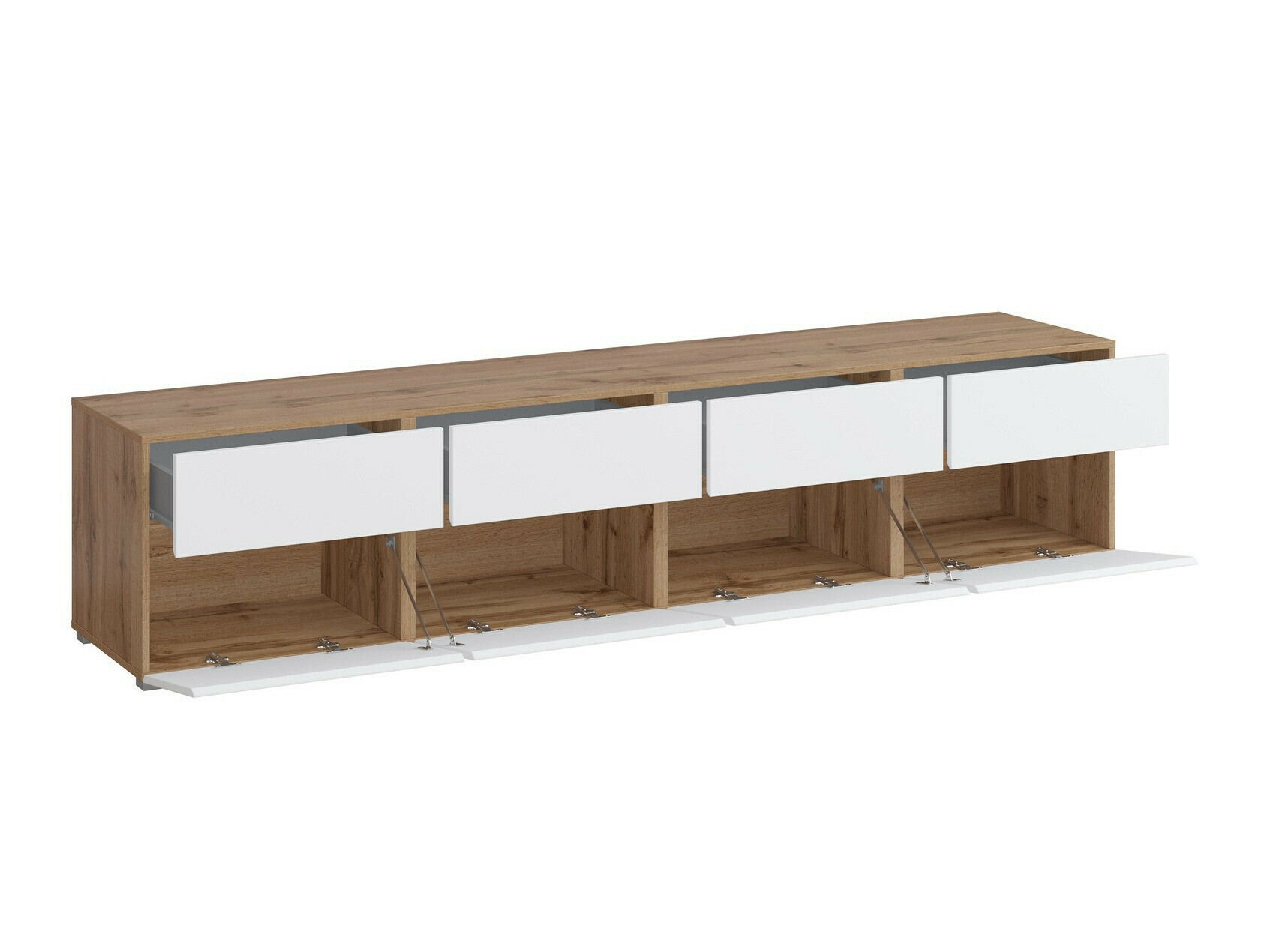 Living room set Alfere 107 (Wotan Oak + White)