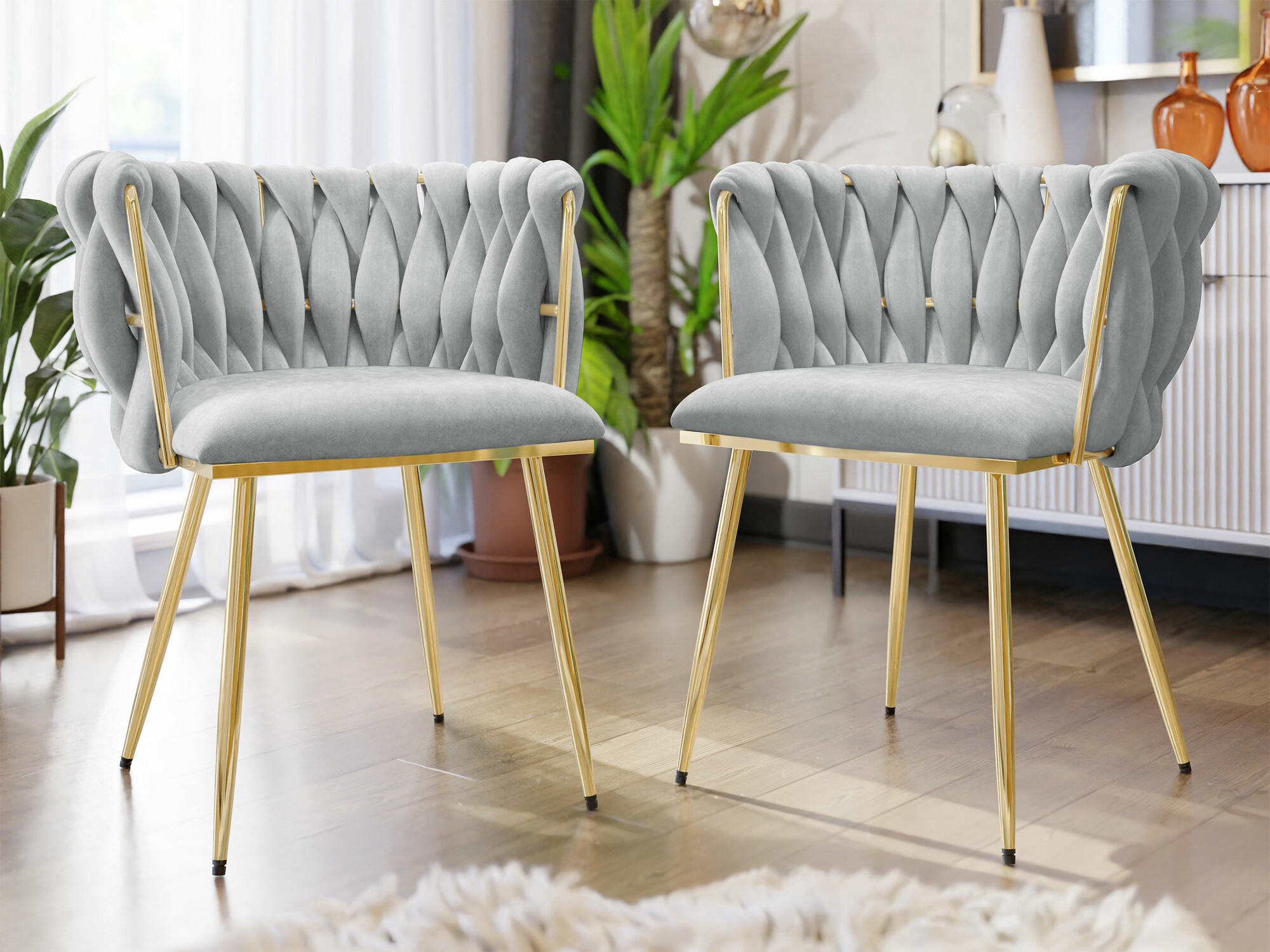 Chair Comfivo Hilaritas XI (Golden + Grey)