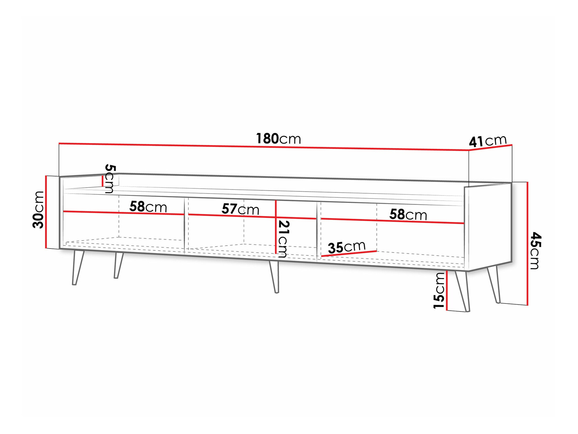 TV stand Mirfivu 104