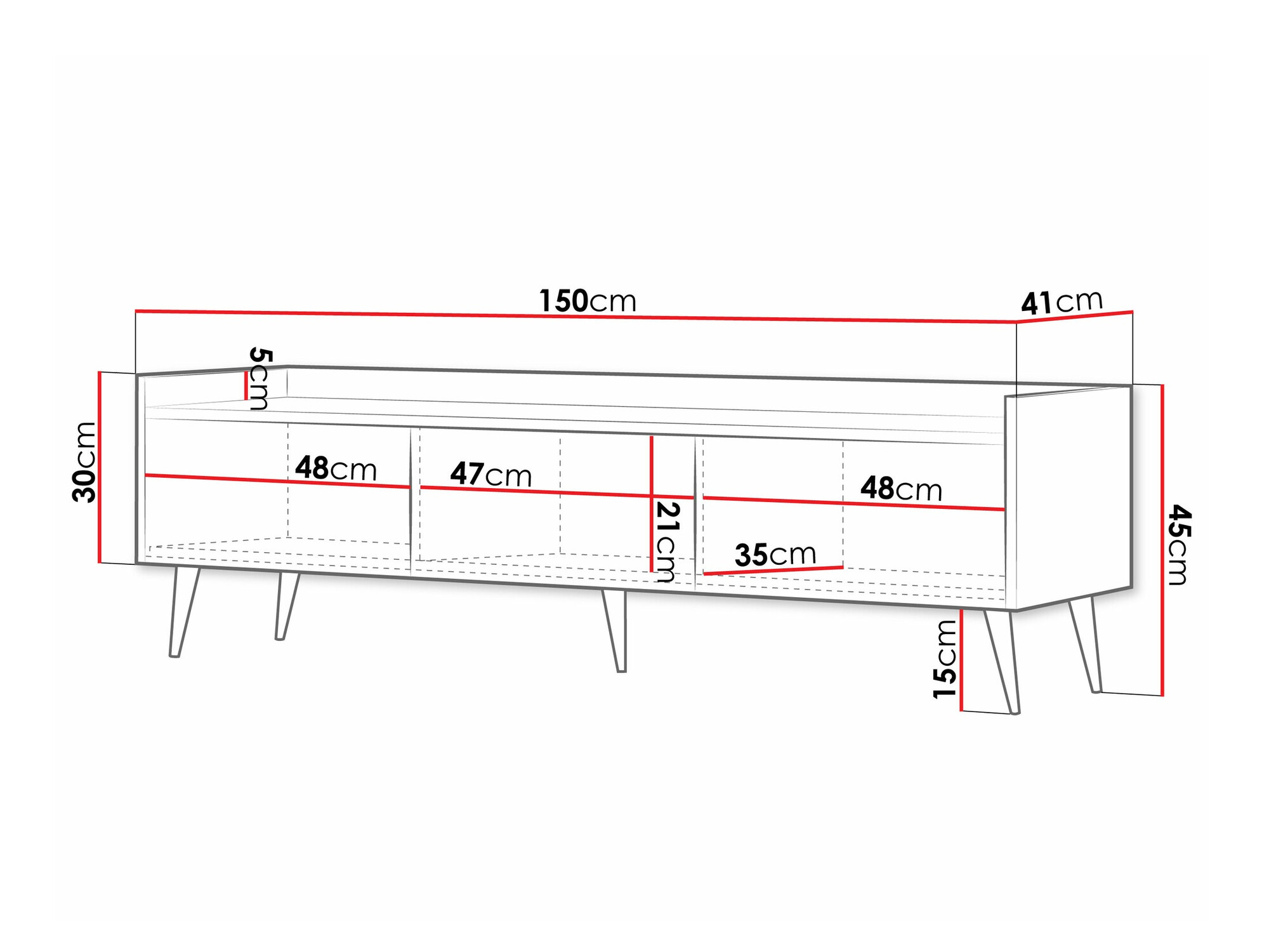 TV stand Mirfivu 105