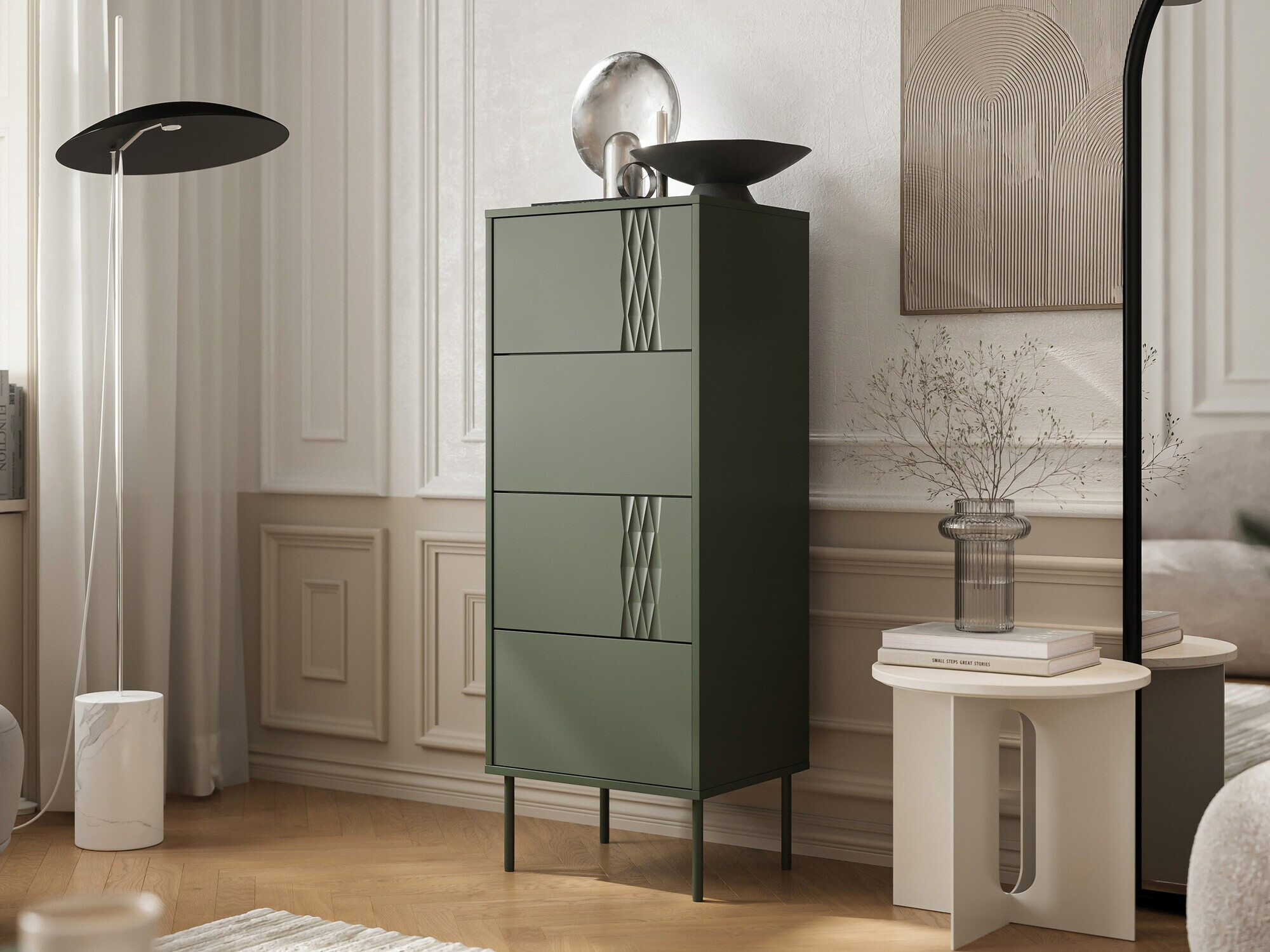 Chest of drawers Tolete 102 (Green)