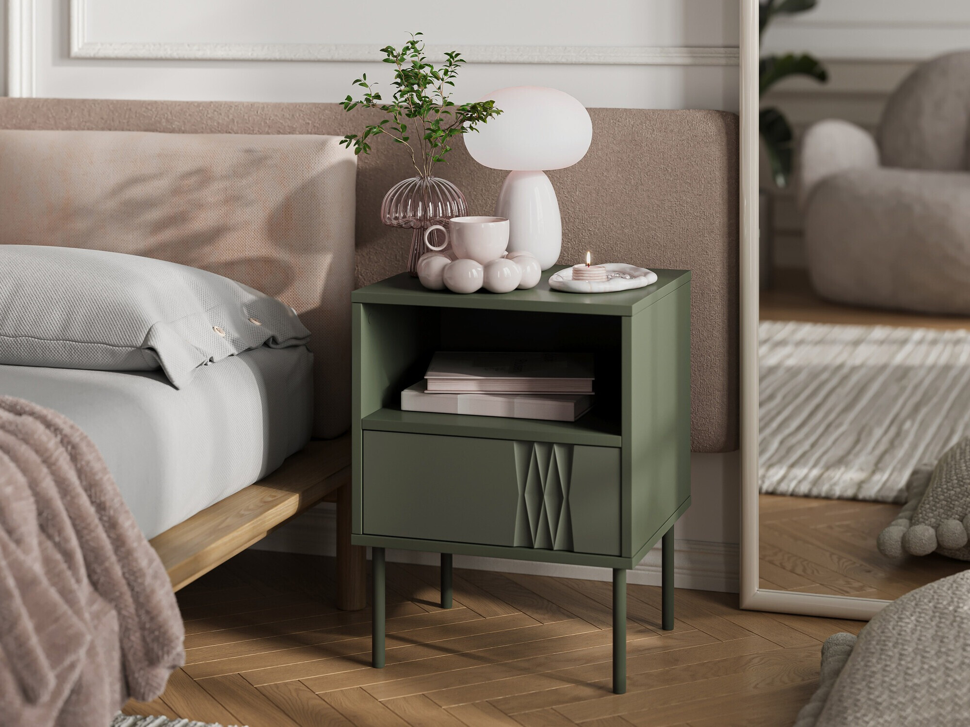 Set of bedside tables Tolete 106 (Green)