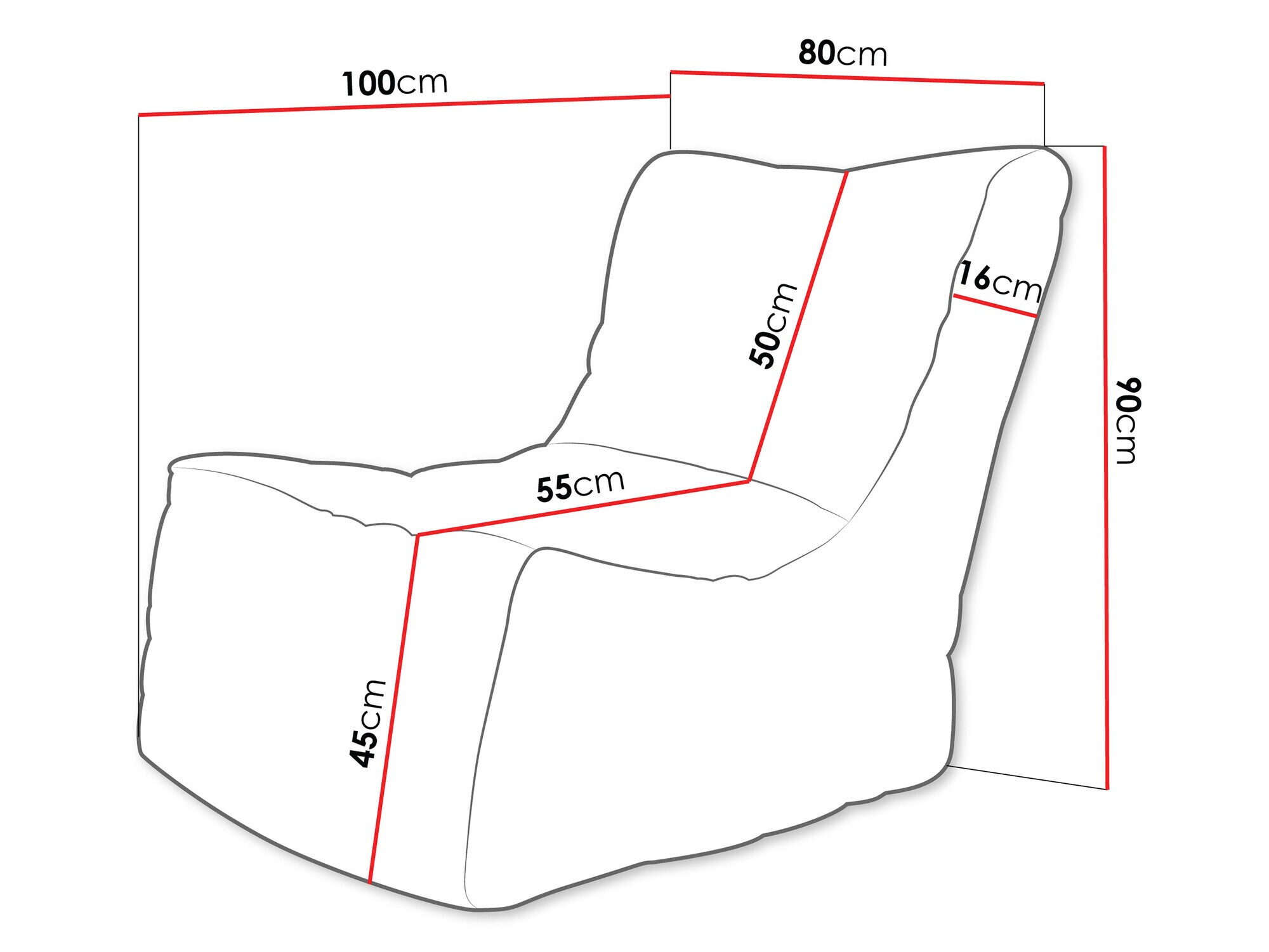 Bean bag Passeral (Poso 100)