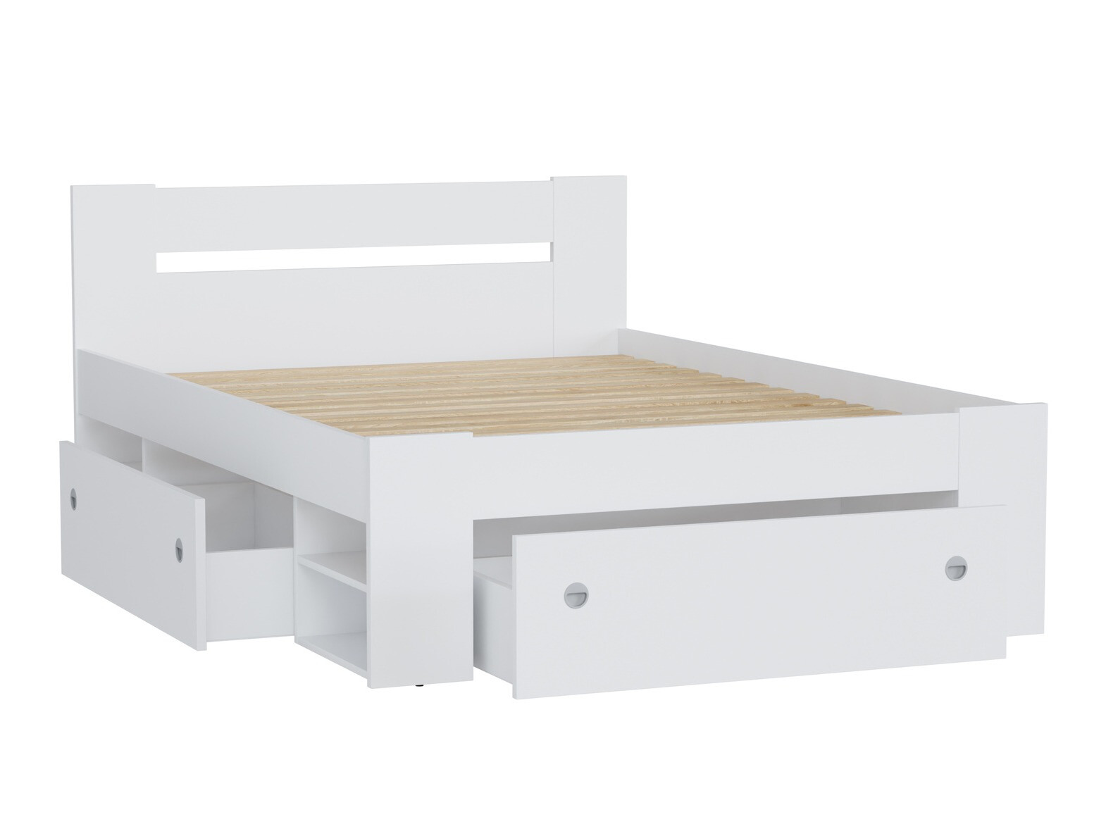 Bed Novsore 128 (White)