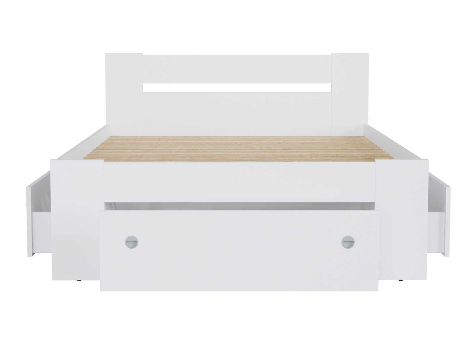 Bed Novsore 128 (White)