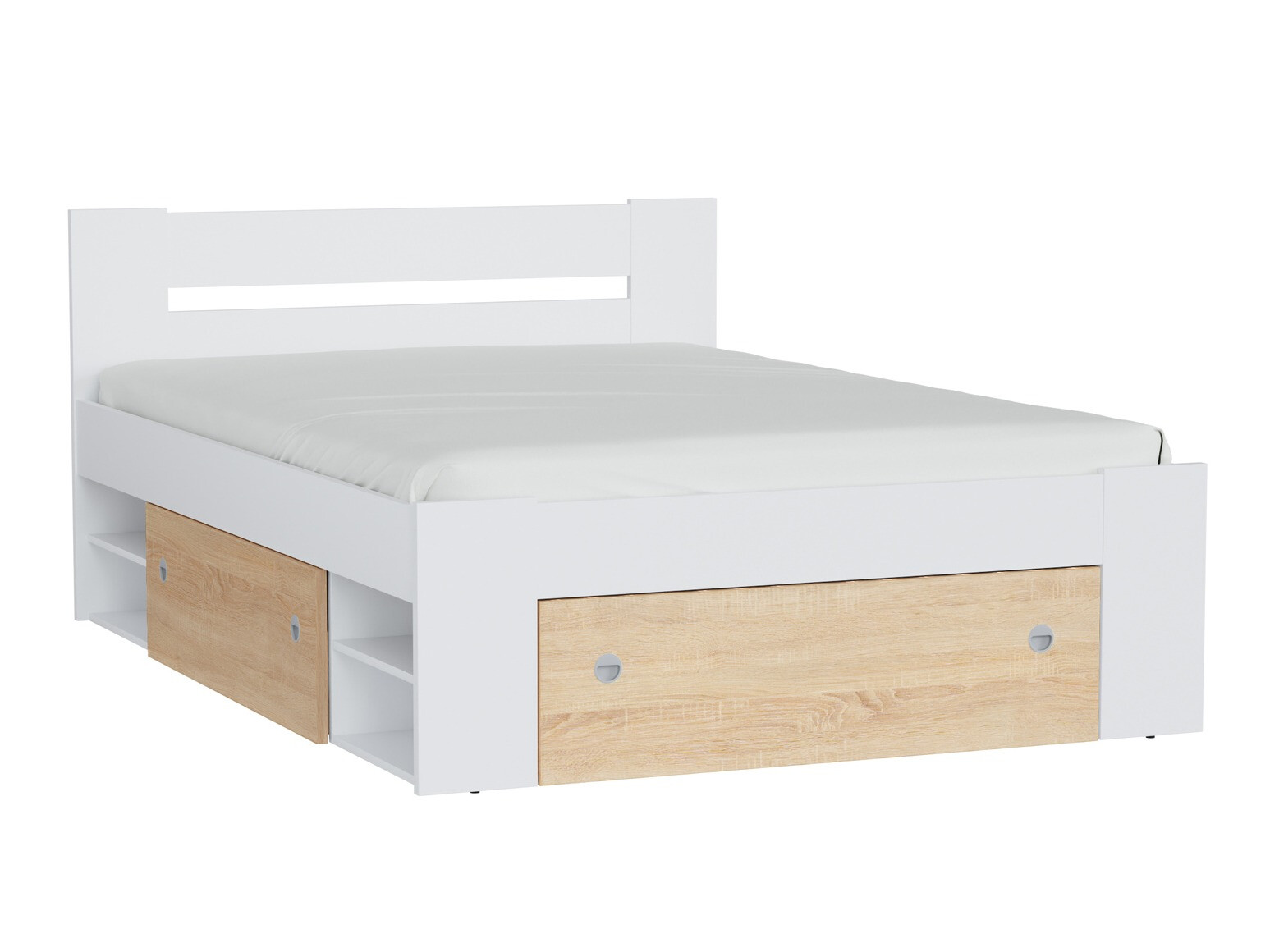 Bed Novsore 128 (White)