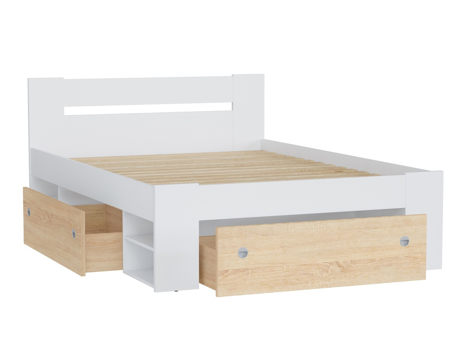 Bed Novsore 128 (White)