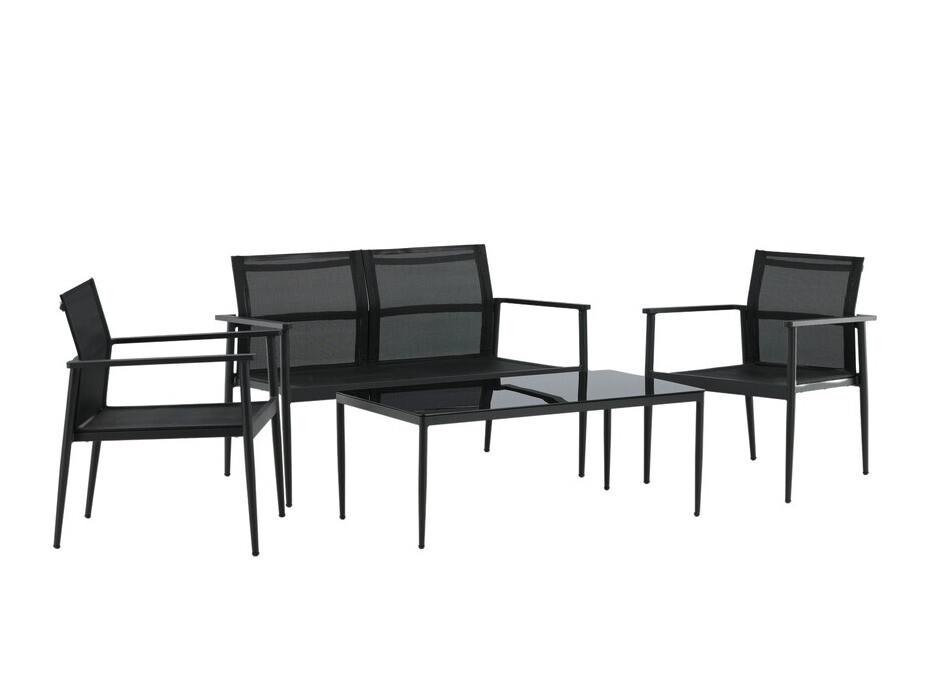 Outdoor furniture set Dallas 4632 (Black)