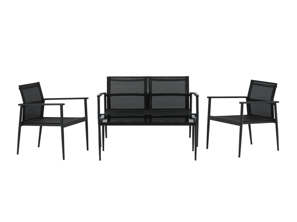 Outdoor furniture set Dallas 4632 (Black)