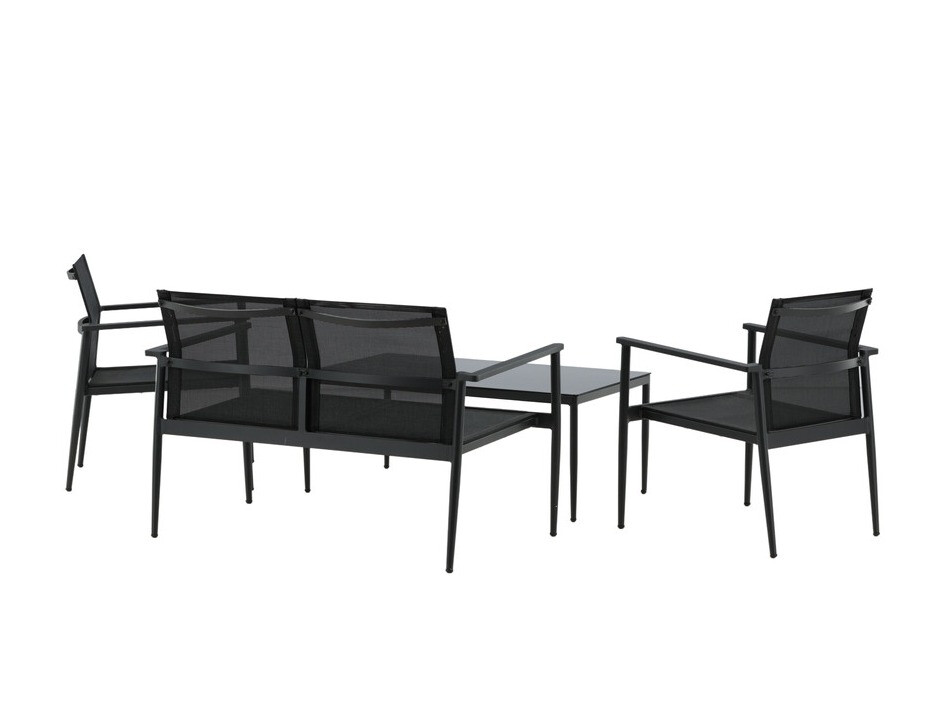 Outdoor furniture set Dallas 4632 (Black)