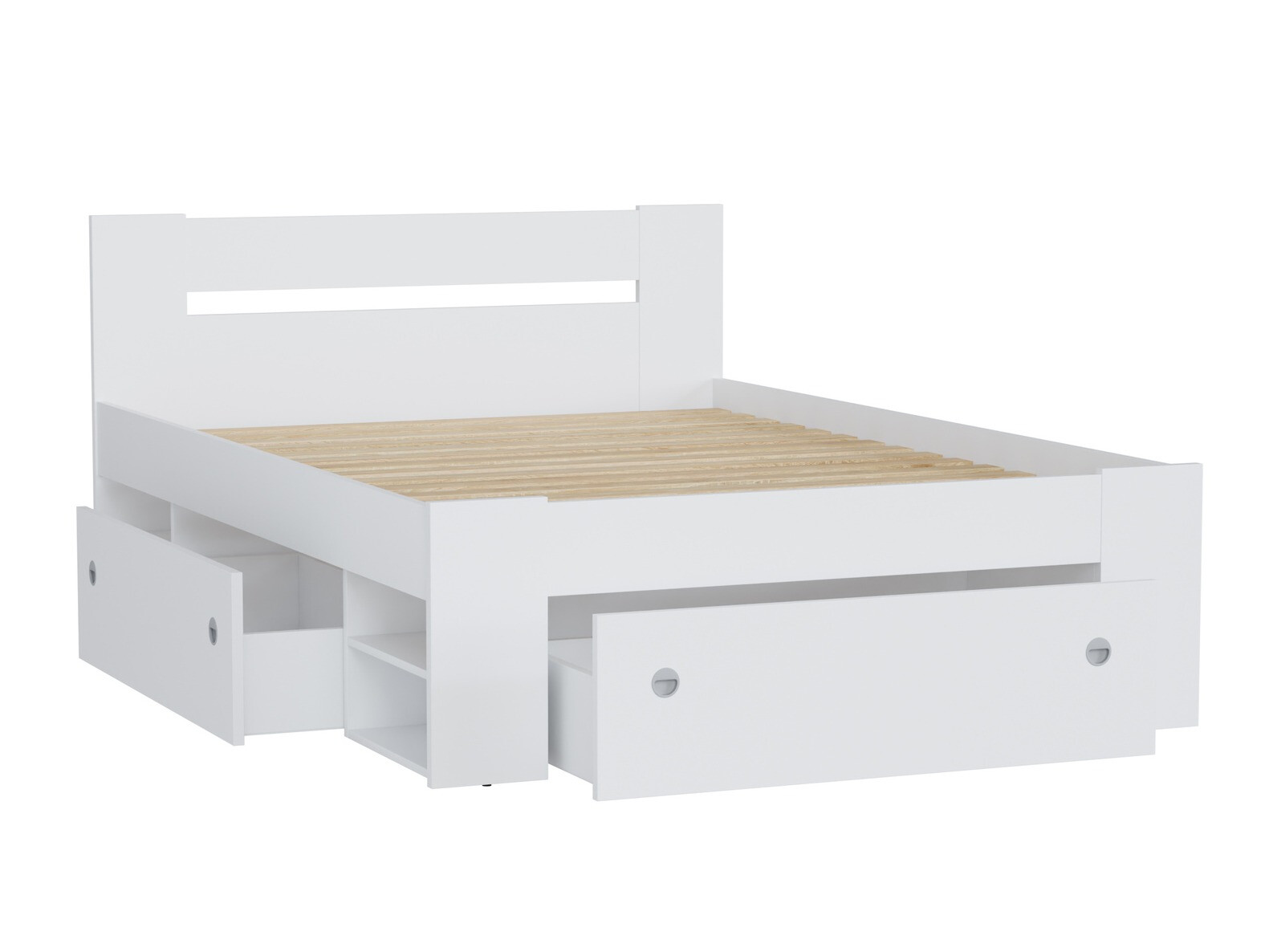 Bed Novsore 130 (White)