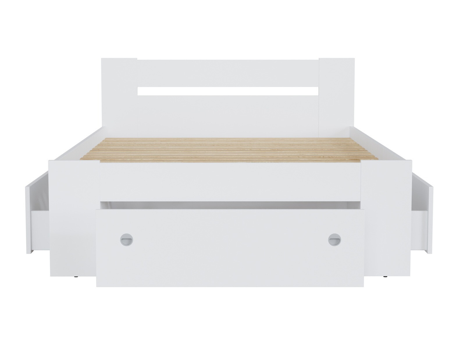Bed Novsore 130 (White)