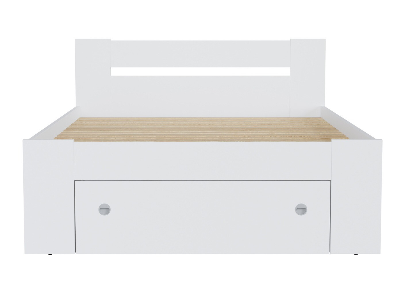 Bed Novsore 130 (White)