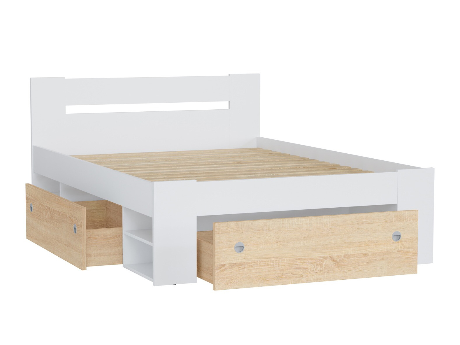 Bed Novsore 130 (White)