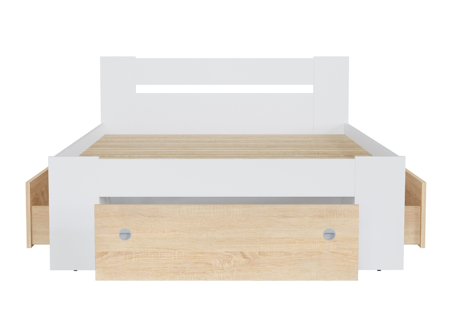Bed Novsore 130 (White)