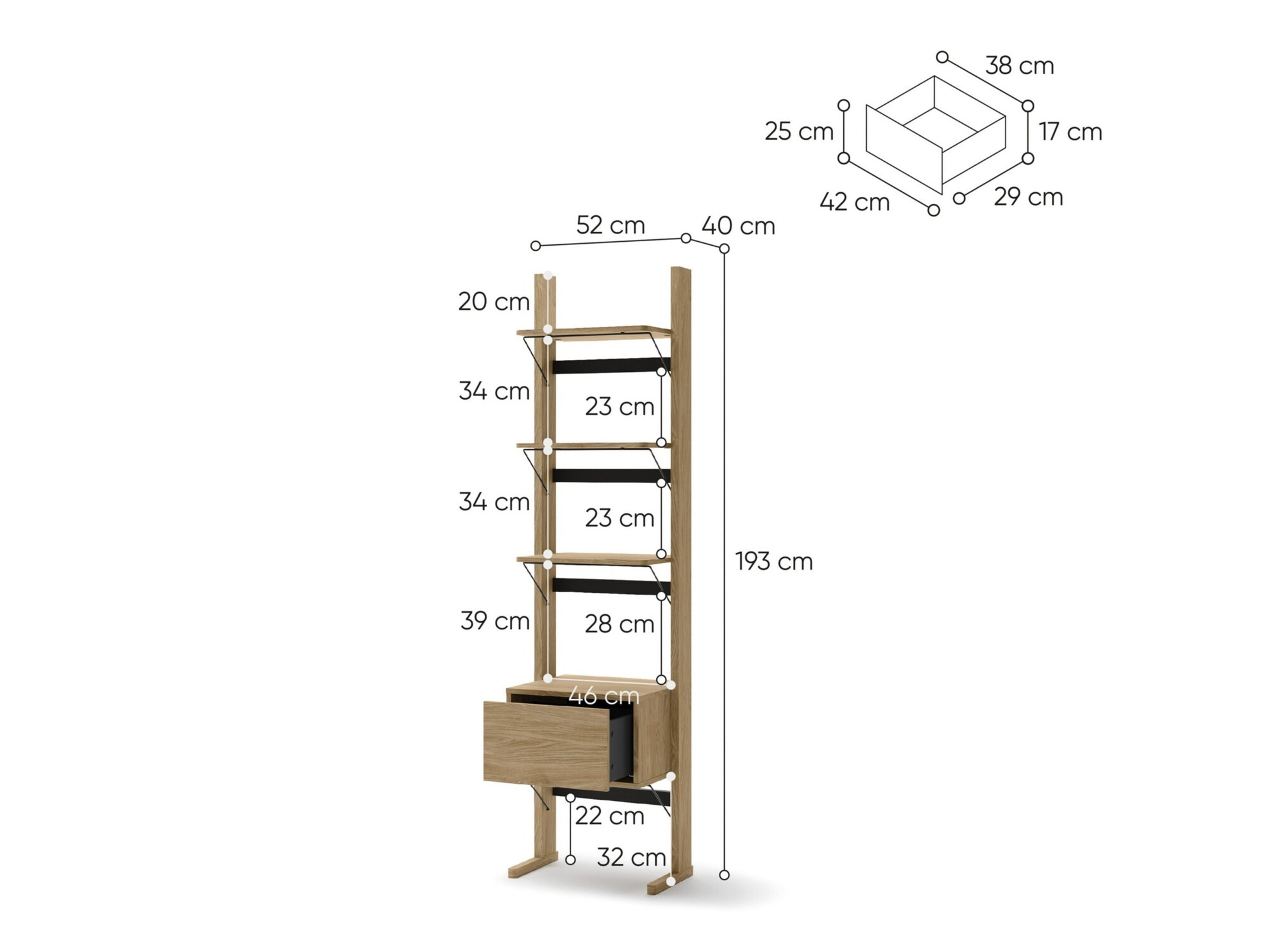 Bookcase Feleliu 101