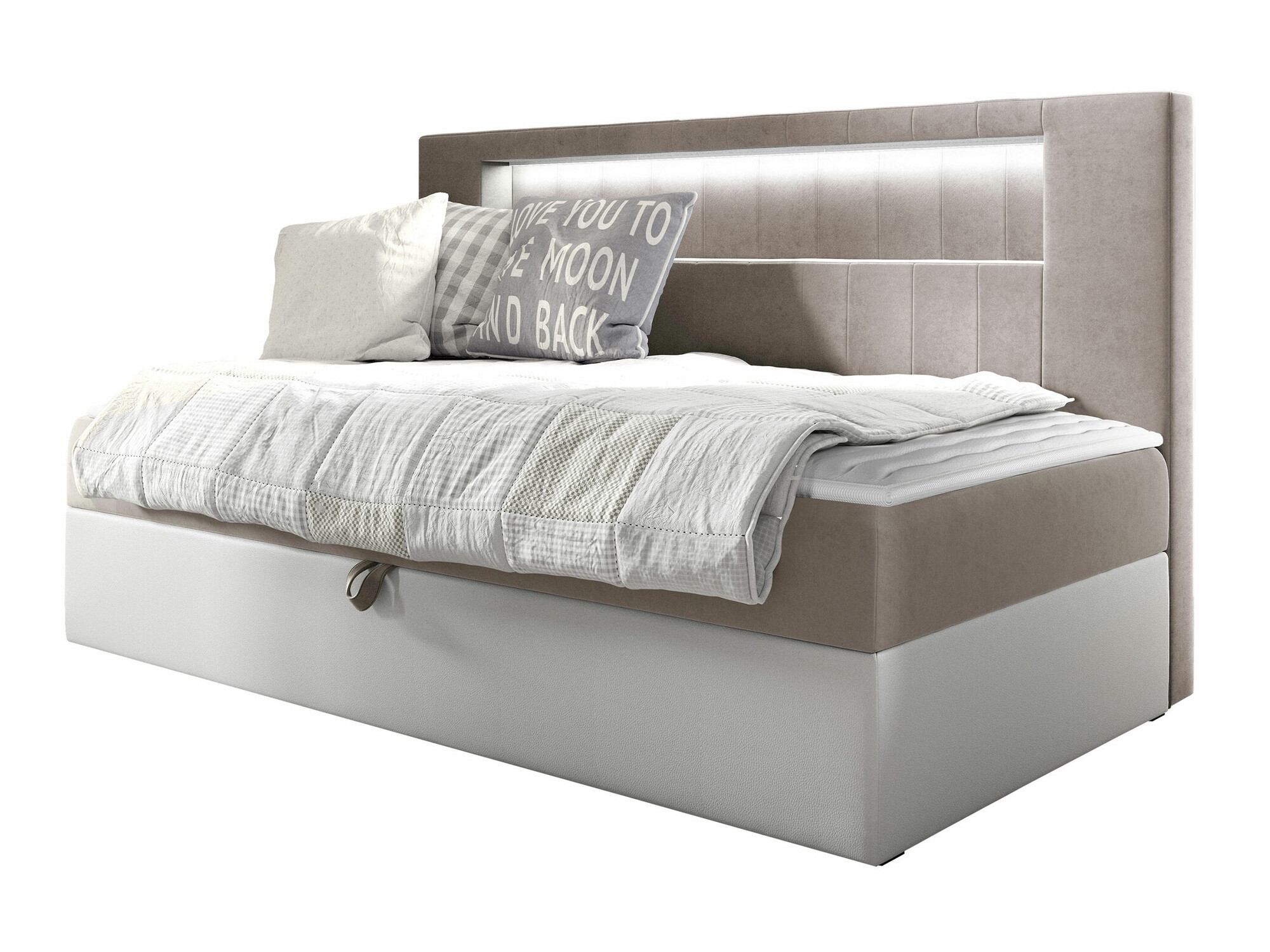 Continental bed Lucus IV (Soft 017 + Fresh 1)