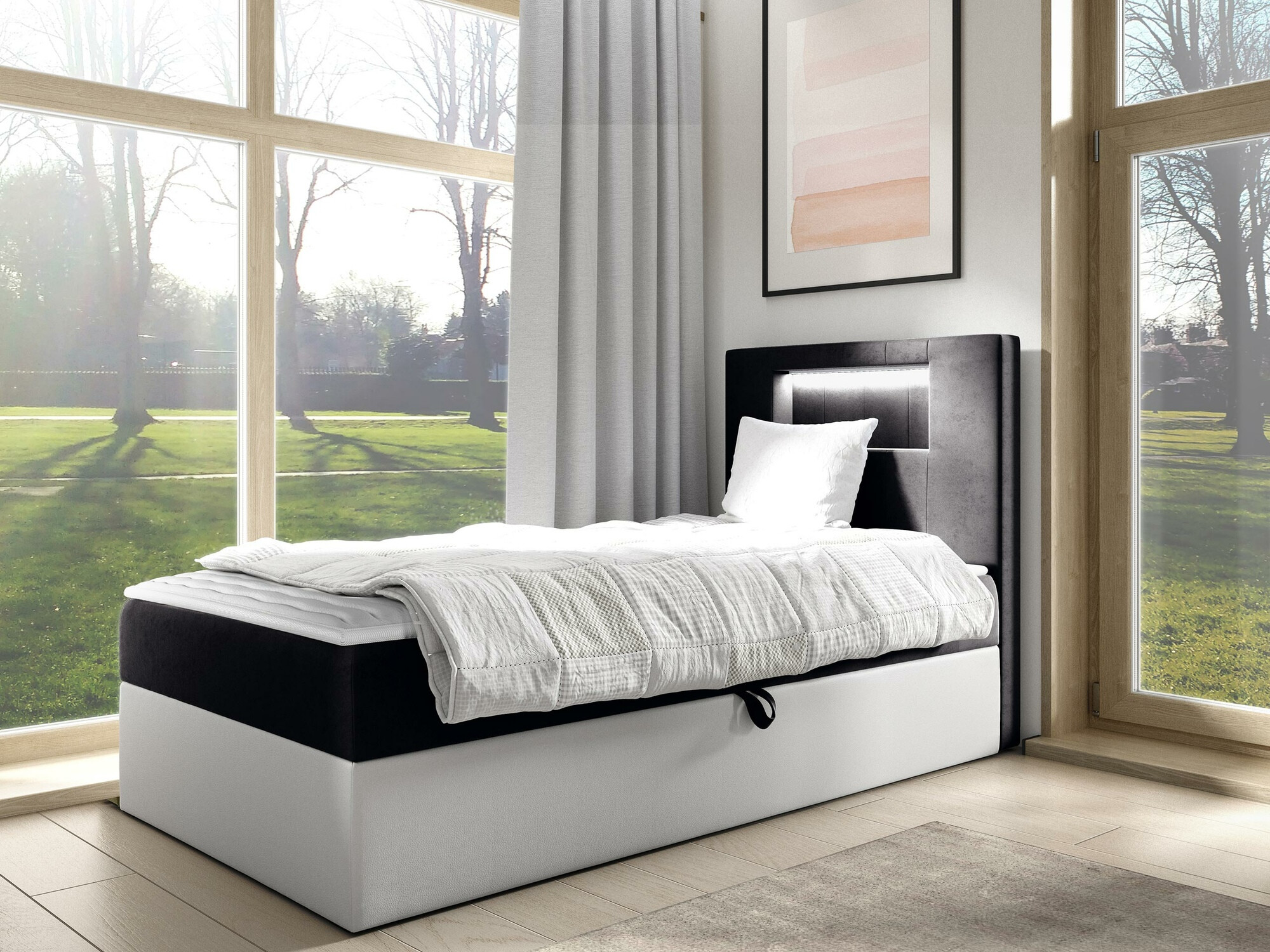 Continental bed Lucus V (Soft 017 + Fresh 17)