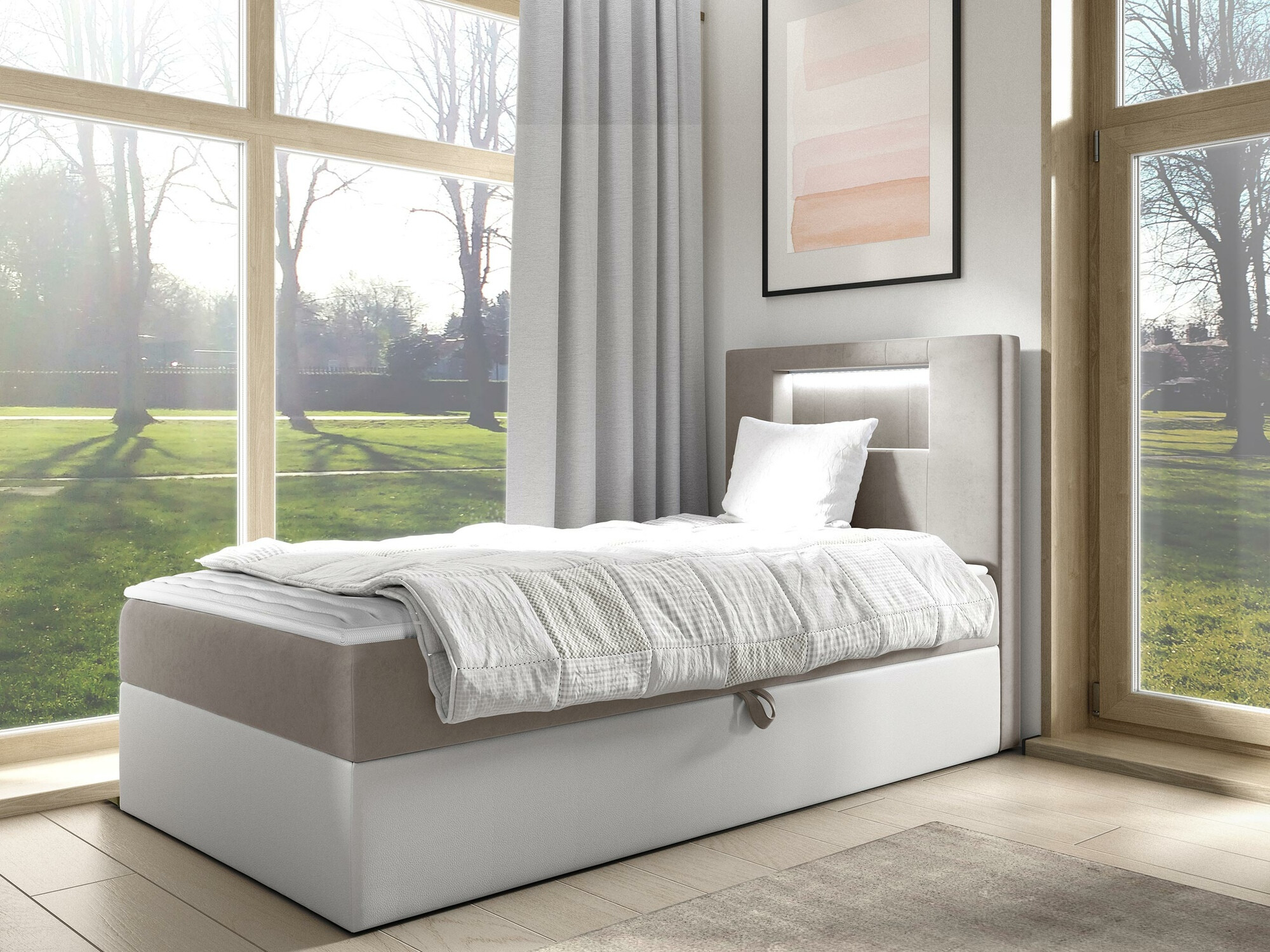 Continental bed Lucus V (Soft 017 + Fresh 1)